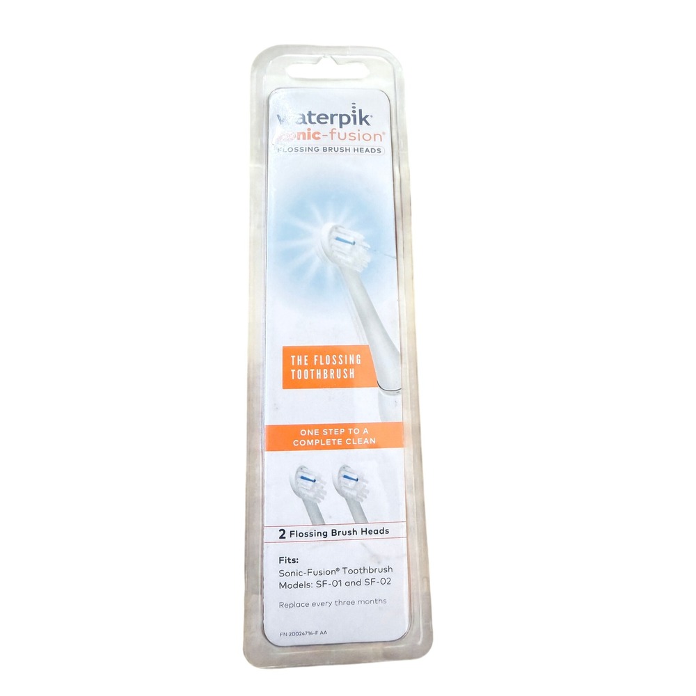 Waterpik Sonic-Fusion Flossing Brush Heads 2-Pack